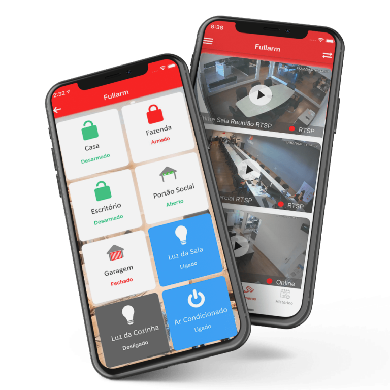 app de alarme residencial